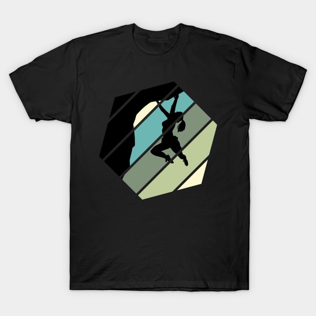 Climbing Climbers Mountains Climbers T-Shirt by RRDESIGN